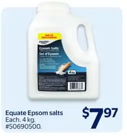 Walmart Equate Epsom salts offer