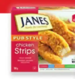Walmart Janes Pub Style breaded chicken strips offer
