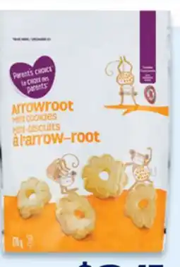 Walmart Parent's Choice Arrowroot Mini Cookies offer