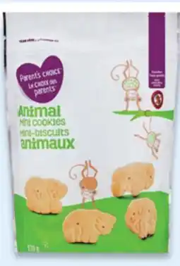 Walmart Parent's Choice animal mini cookies offer