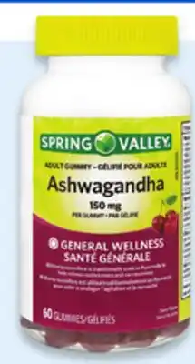 Walmart Spring Valley Ashwagandha 60s offer