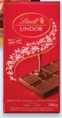 Walmart Lindt Lindor chocolate bars offer