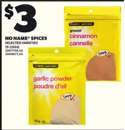 Loblaws NO NAME SPICES, 15-250 G offer