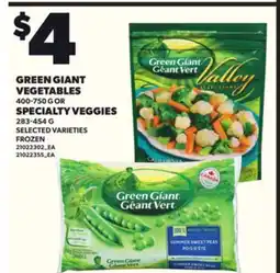 Loblaws GREEN GIANT VEGETABLES 400-750 G OR SPECIALTY VEGGIES 283-454 G offer