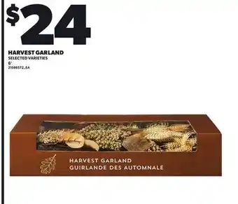 Loblaws HARVEST GARLAND 6' offer