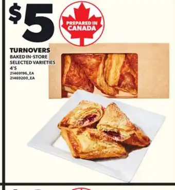Loblaws TURNOVERS, 4'S offer