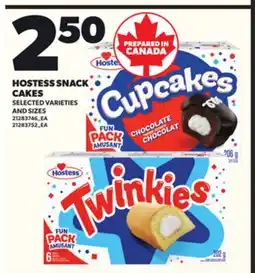 Loblaws HOSTESS SNACK CAKES offer