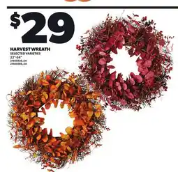 Loblaws HARVEST WREATH, 24 offer