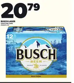 Loblaws BUSCH LAGER, 12X473 ML CANS offer