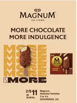 Loblaws MAGNUM, 3 OR 4'S offer