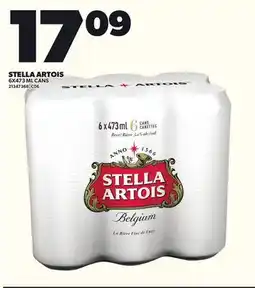 Loblaws STELLA ARTOIS, 6X473 ML CANS offer