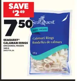 Loblaws SEAQUEST CALAMARI RINGS, 340 G offer