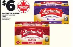 Loblaws LACTANTIA BUTTER, 454 G offer