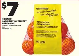 Loblaws NO NAME NATURALLY IMPERFECT MANDARINS, 2 LB offer