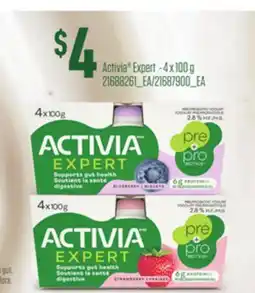 Loblaws ACTIVIA EXPERT 4 x 100 g offer