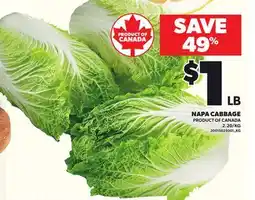 Loblaws NAPA CABBAGE offer
