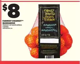 Loblaws FARMER'S MARKET MANDARINS, 4 LB BAG offer