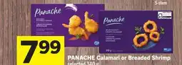 Foodland PANACHE Calamari or Breaded Shrimp offer