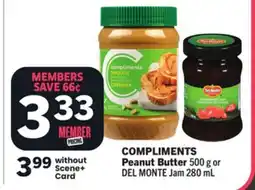 Foodland COMPLIMENTS Peanut Butter offer