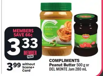 Foodland COMPLIMENTS Peanut Butter offer