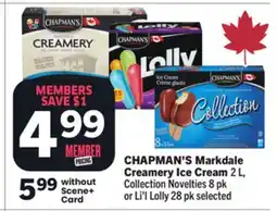 Foodland CHAPMAN'S Markdale Creamery Ice Cream offer