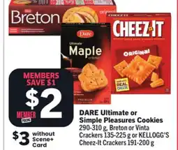 Foodland DARE Ultimate or Simple Pleasures Cookies offer