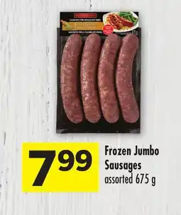 Foodland Frozen Jumbo Sausages offer