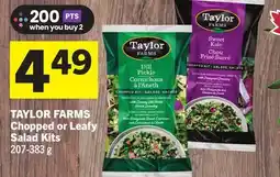 Foodland TAYLOR FARMS Chopped or Leafy Salad Kits offer