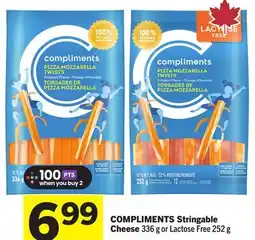 Foodland COMPLIMENTS Stringable Cheese offer
