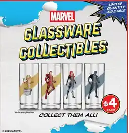 Fortinos MARVEL GLASSWARE COLLECTIBLES offer