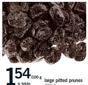 Fortinos LARGE PITTED PRUNES offer