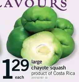 Fortinos LARGE CHAYOTE SQUASH offer