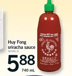 Fortinos HUY FONG SRIRACHA SAUCE, 740 ML offer