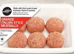 Fortinos FORTINOS GRANDE ITALIAN MEATBALLS, 400-450 g offer
