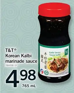 Fortinos T & T KOREAN KALBI MARINADE SAUCE, 765 mL offer