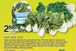Fortinos BABY BOK CHOY offer