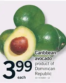 Fortinos CARIBBEAN AVOCADO offer
