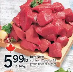 Fortinos BEEF STEW offer
