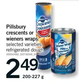 Fortinos PILLSBURY CRESCENTS OR WIENERS WRAPS, 200-227 g offer