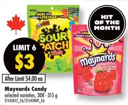 Fortinos MAYNARDS CANDY, 308 - 315 G offer