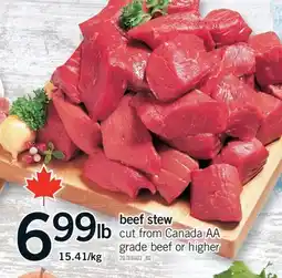 Fortinos BEEF STEW offer
