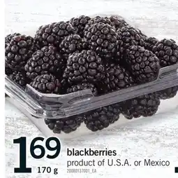 Fortinos BLACKBERRIES, 170 g offer