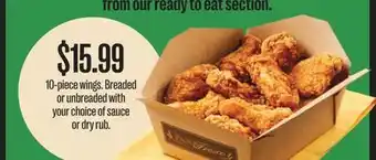 Fortinos 10-PIECE WINGS offer