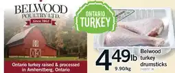 Fortinos BELWOOD TURKEY DRUMSTICKS offer