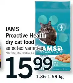 Fortinos IAMS PROACTIVE HEALTH DRY CAT FOOD, 1.36-1.59 kg offer