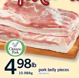 Fortinos PORK BELLY PIECES offer