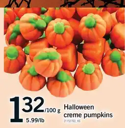 Fortinos HALLOWEEN CREME PUMPKINS offer