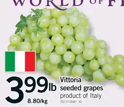 Fortinos VITTORIA SEEDED GRAPES offer