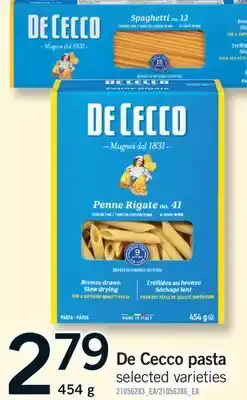 Fortinos DE CECCO PASTA, 454 g offer