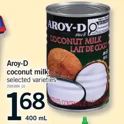 Fortinos AROY-D COCONUT MILK, 400 mL offer